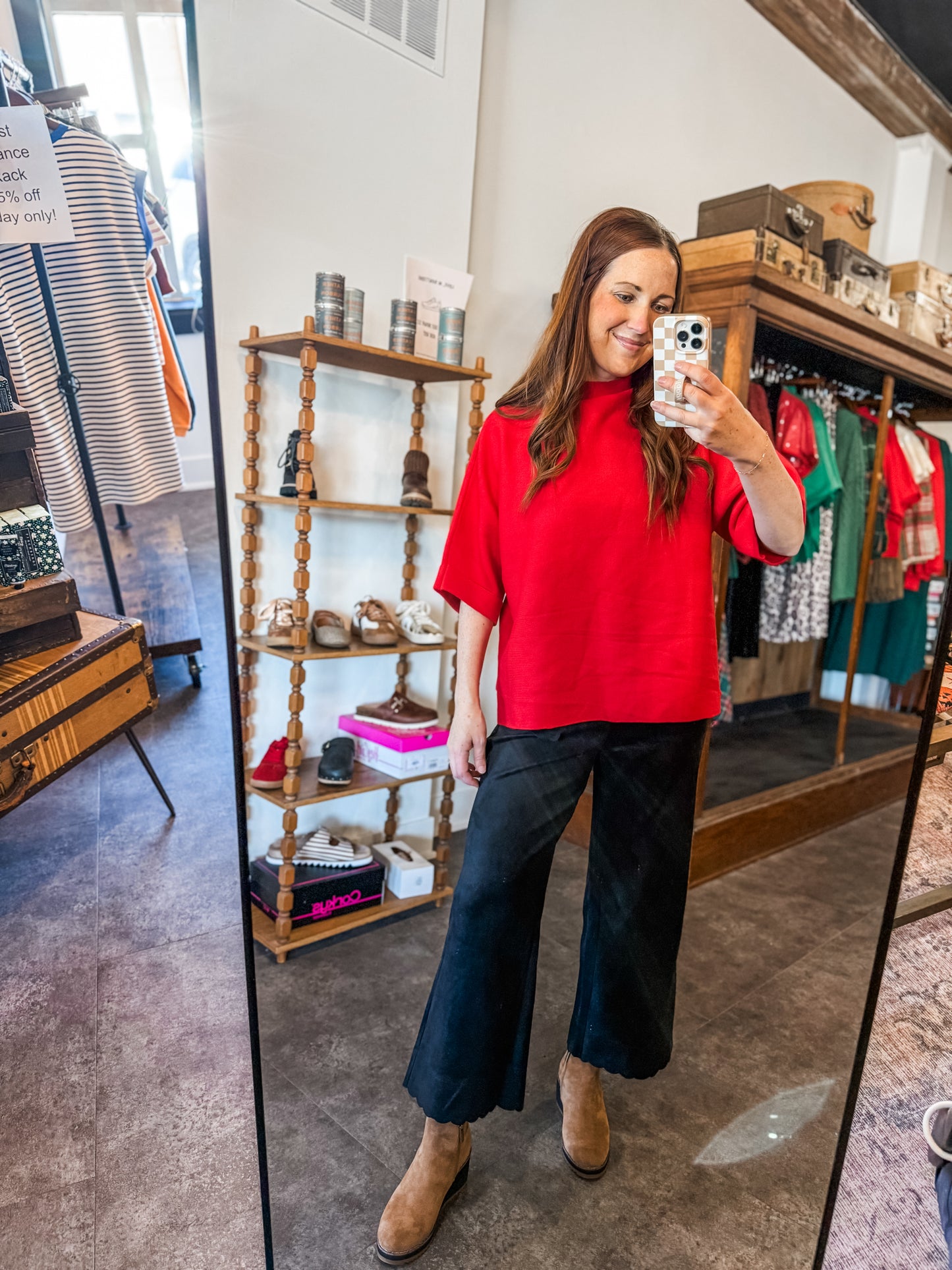 Prepping For Merry Sweater Red