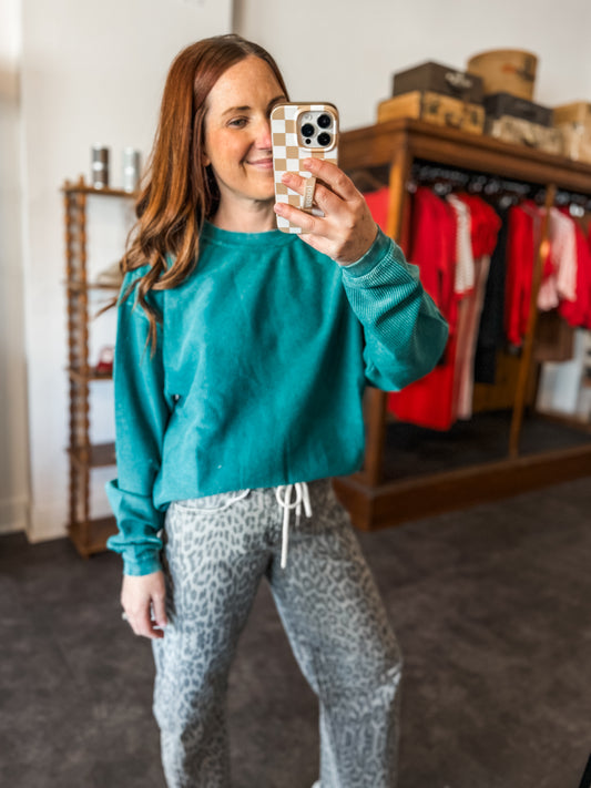 Alexandrite Corded Crew