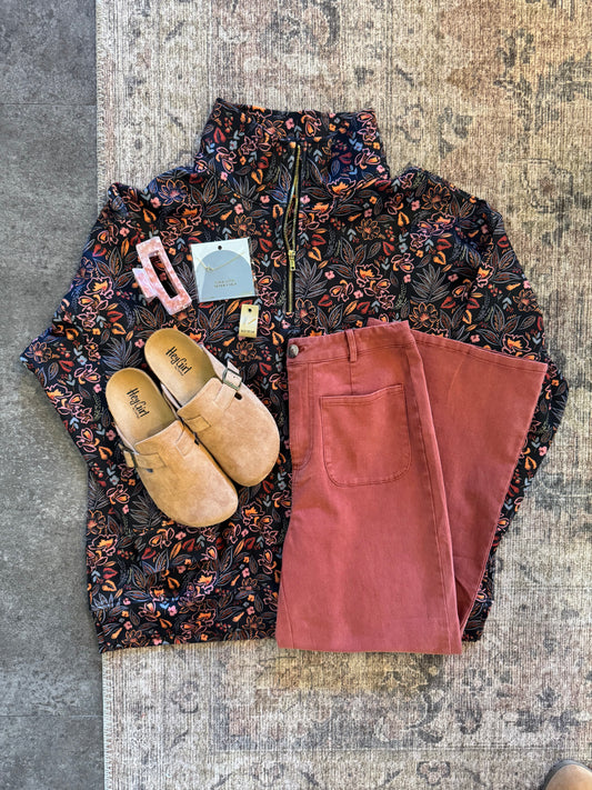 Perfect Fall Day Pants Rust