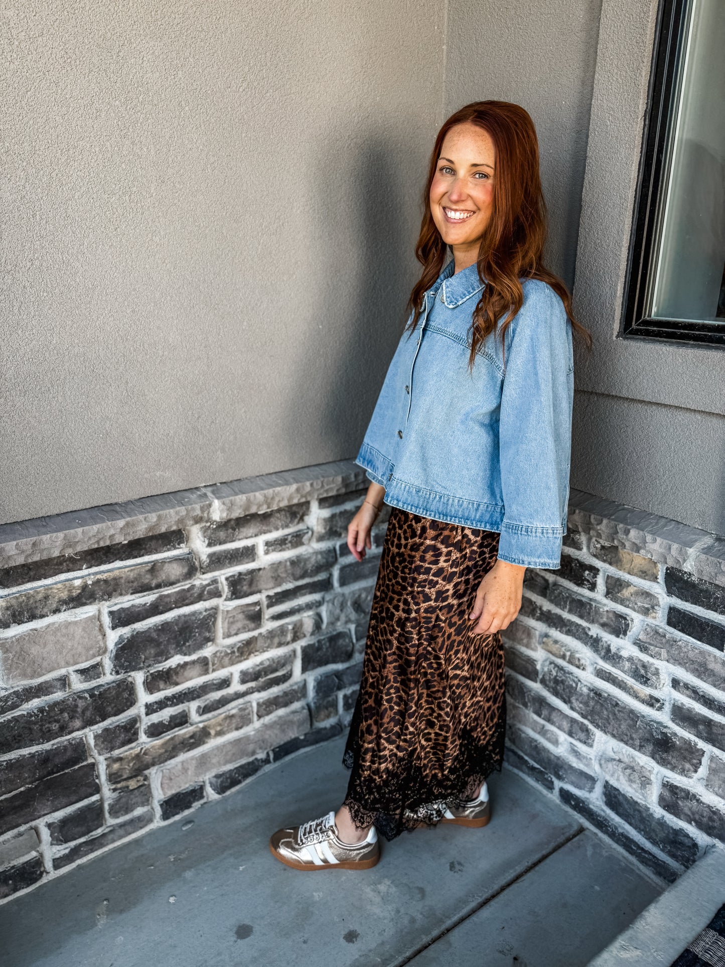 Moonlight Leopard Maxi Skirt