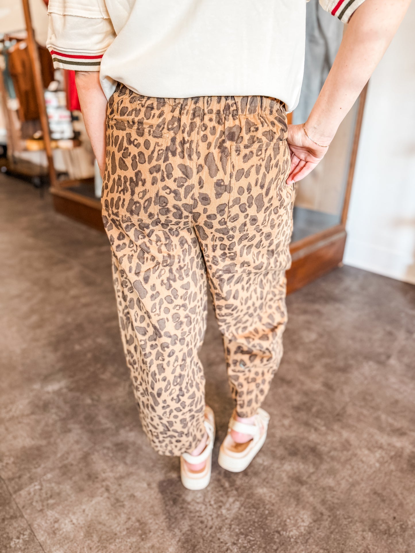 Wild About You Barrel Pants Camel