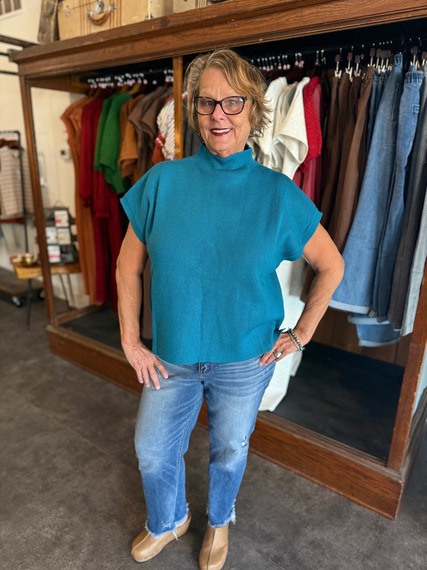 Ready For Something Sweater Teal