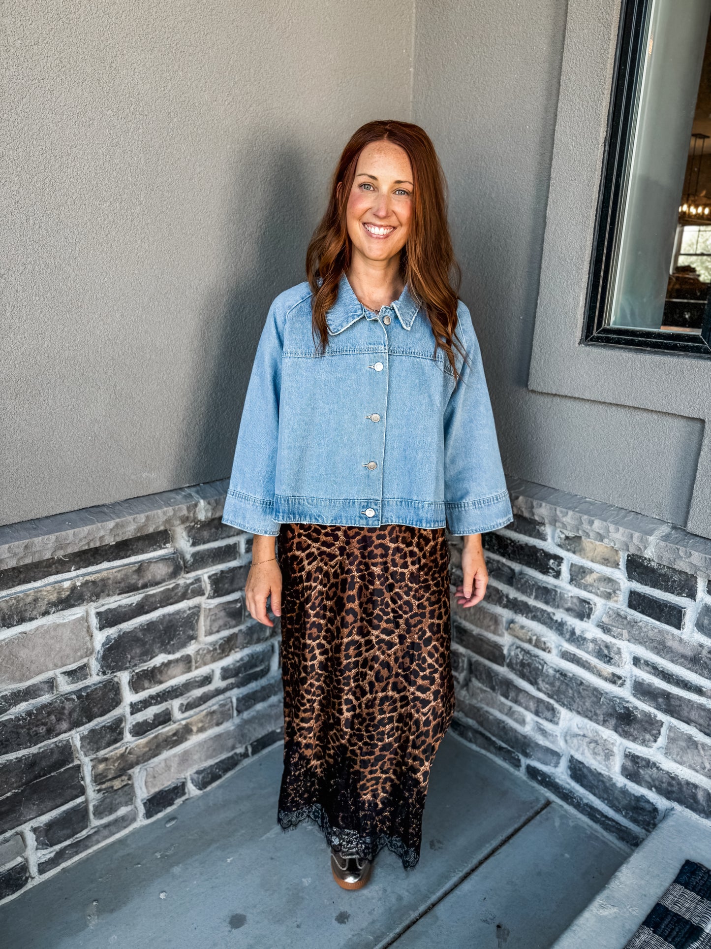 Moonlight Leopard Maxi Skirt