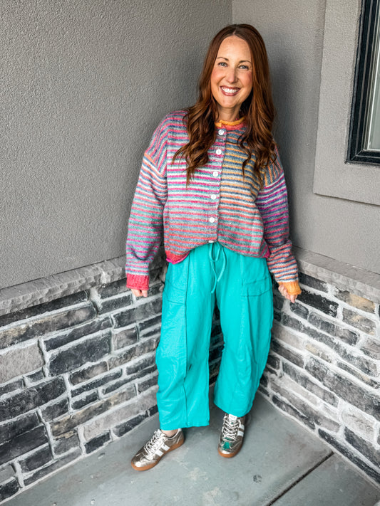 Rainbow Burst Sweater Strawberry Mix