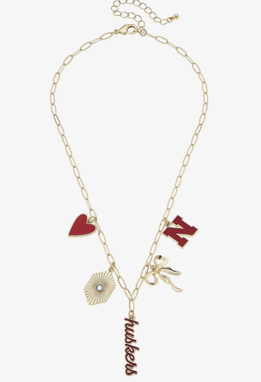 Huskers Charm Necklace