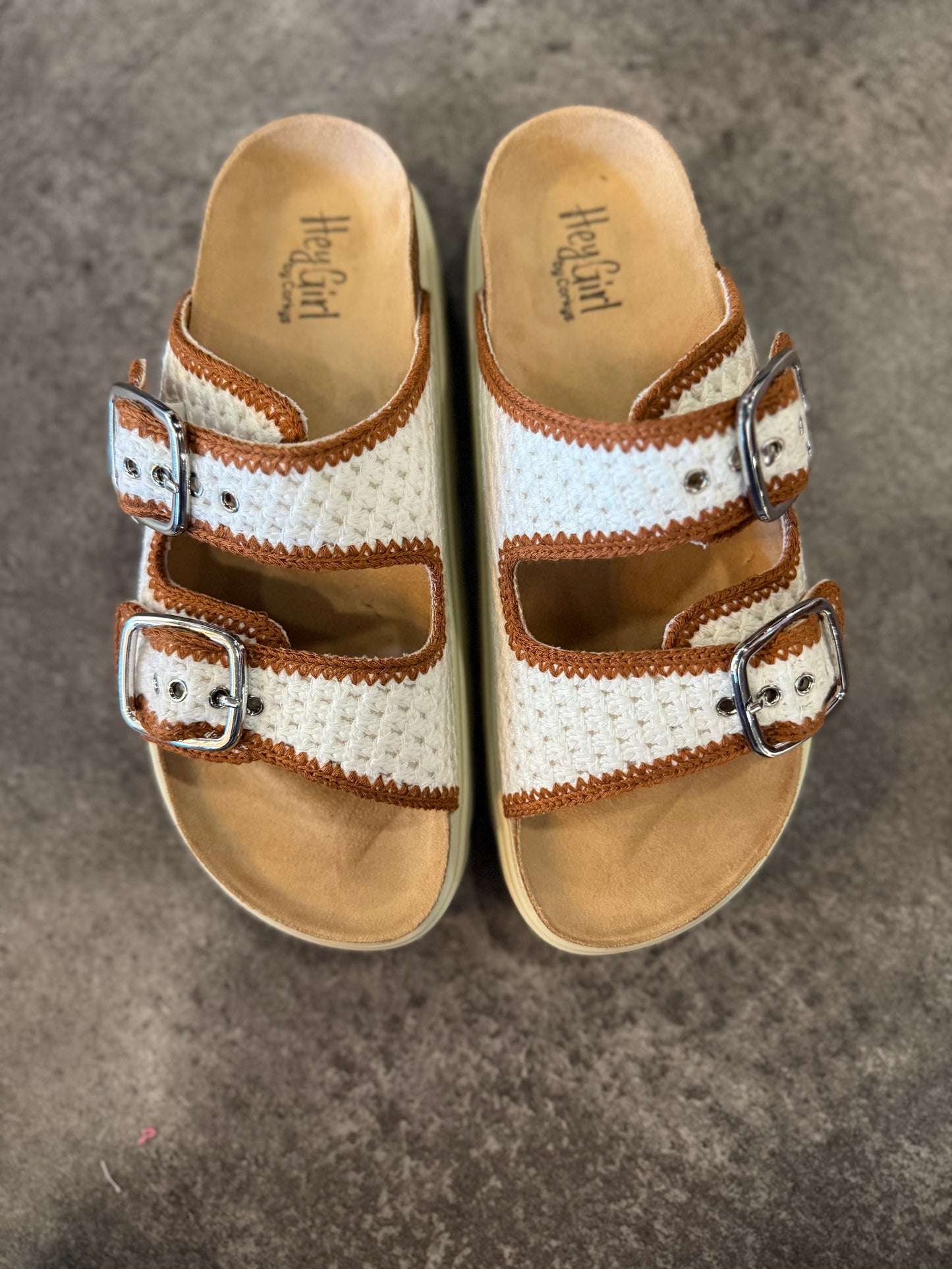 Corkys Rumor Has It Sandal Ivory/Tan