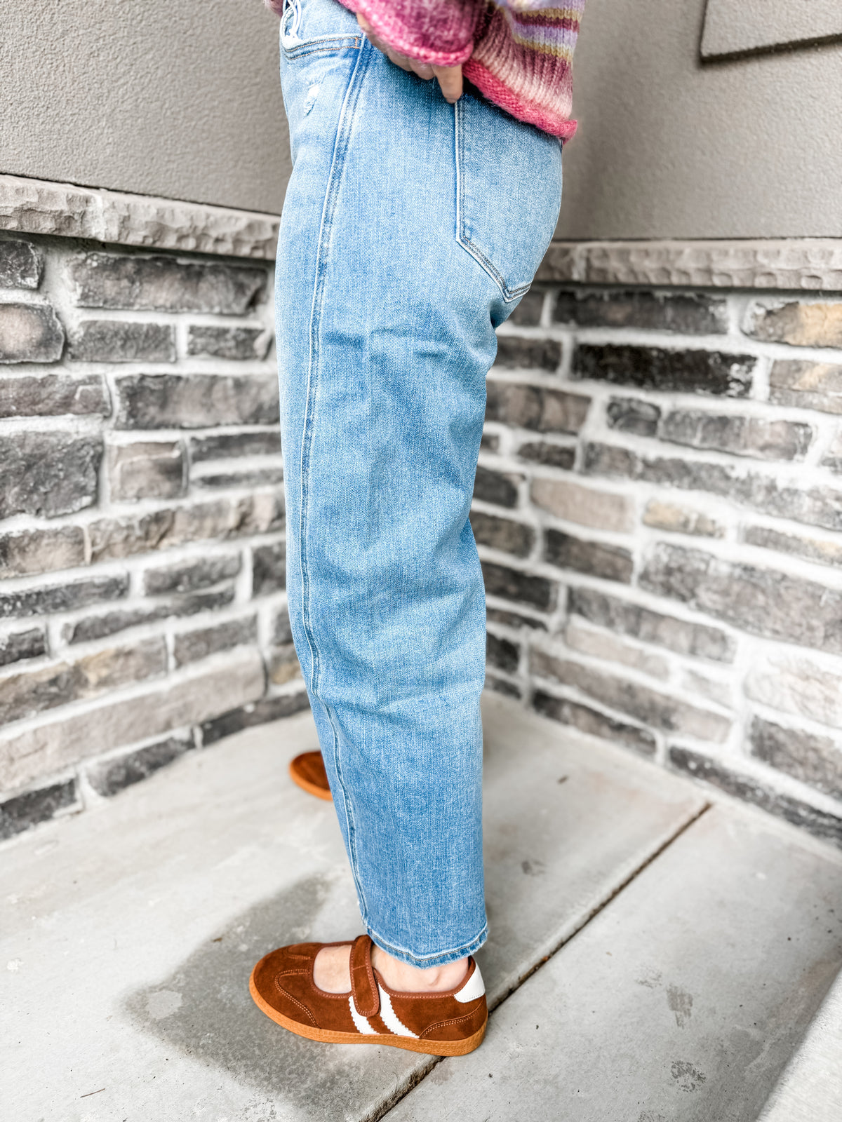 Vervet Hi Rise Kate Barrel Jeans