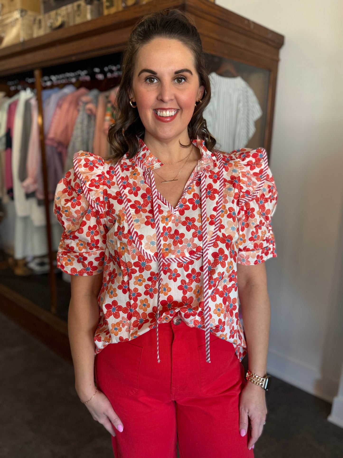 Feeling Girly Shirt Red