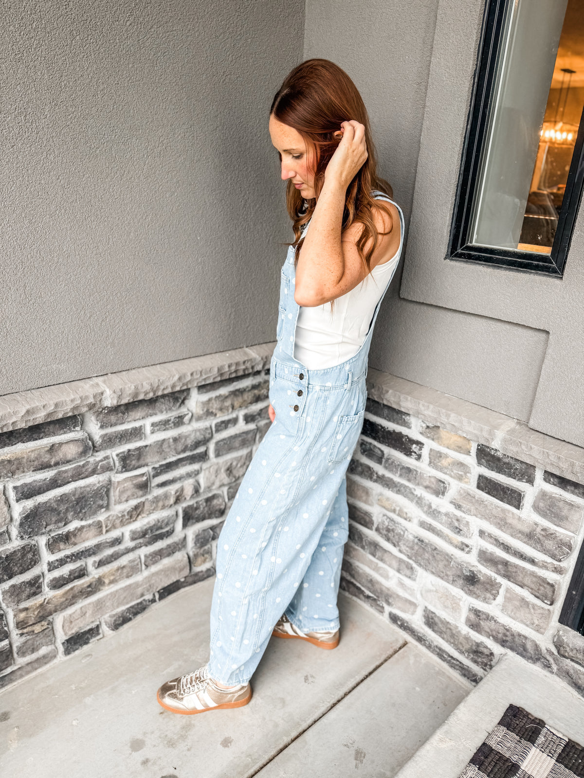 Polka Party Barrel Overalls