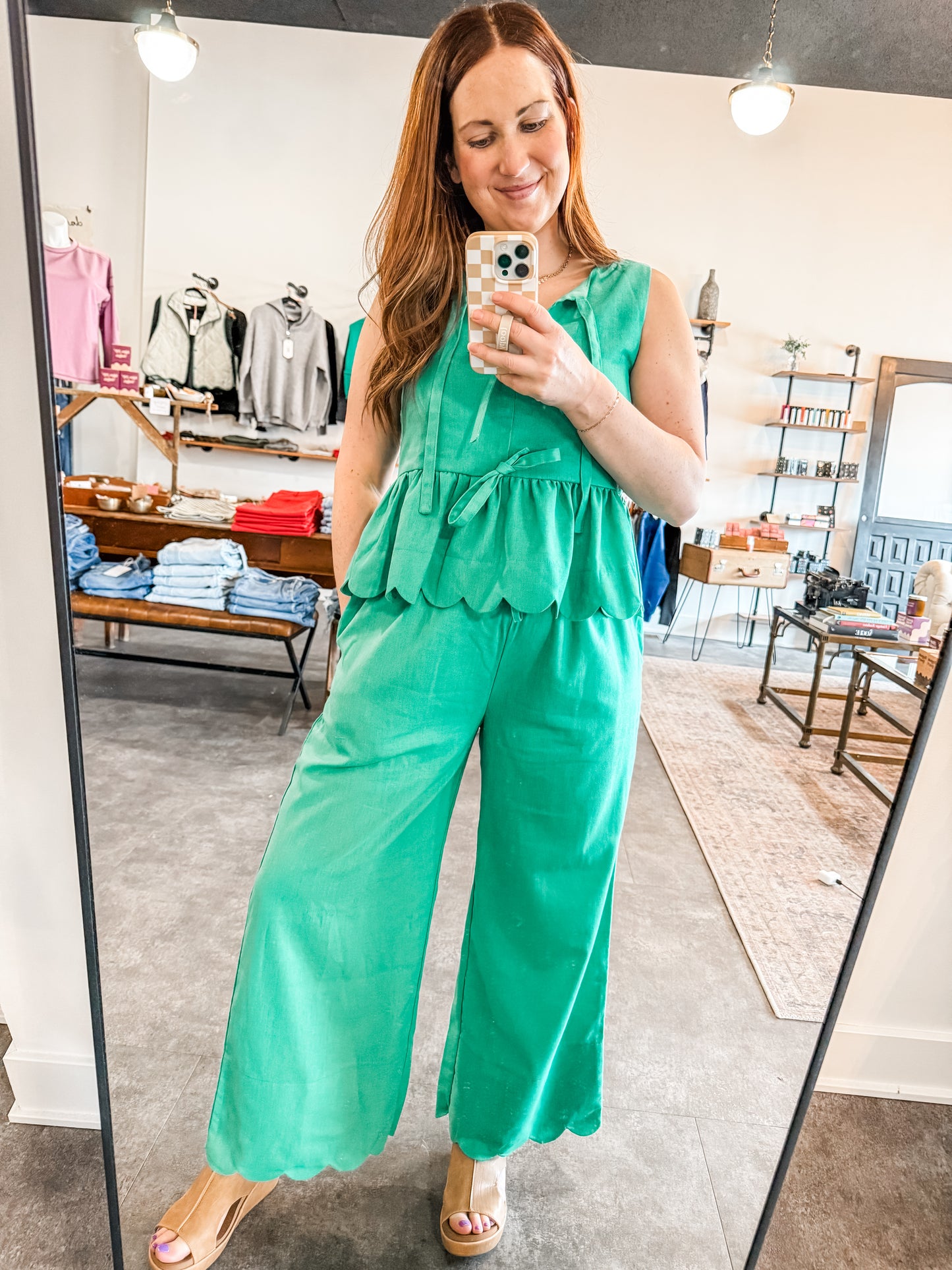 She’s a Charmer Pants Green