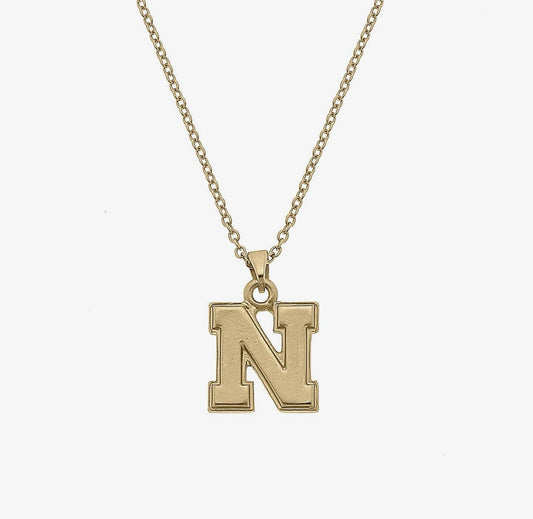 Gold N Nebraska Necklace