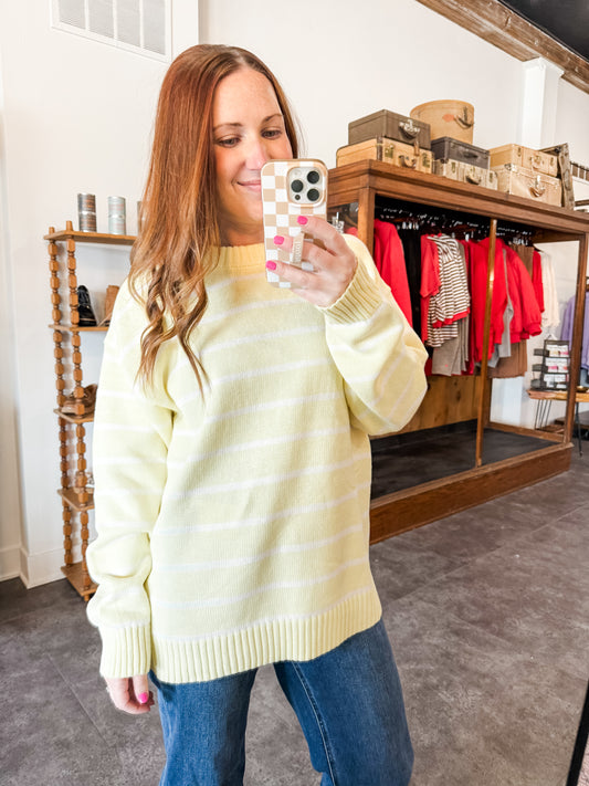 Cozy Season Sweater Yellow
