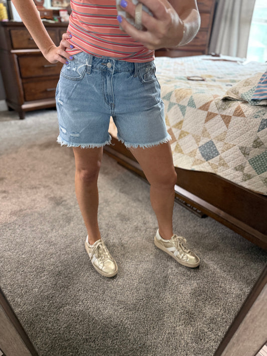 Denim Boyfriend Shorts