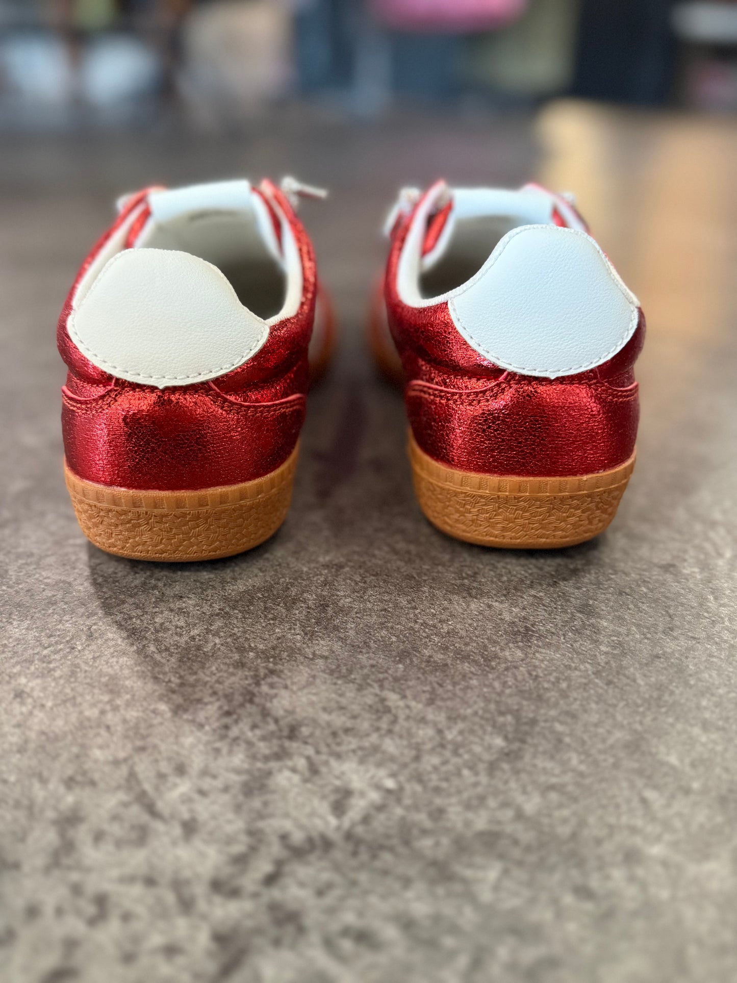 Corkys Game On Red Metallic Pre