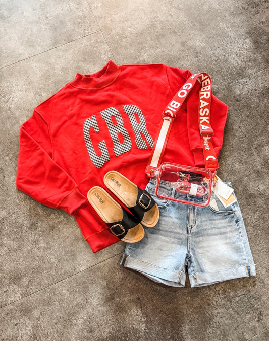 Red GBR Mockneck
