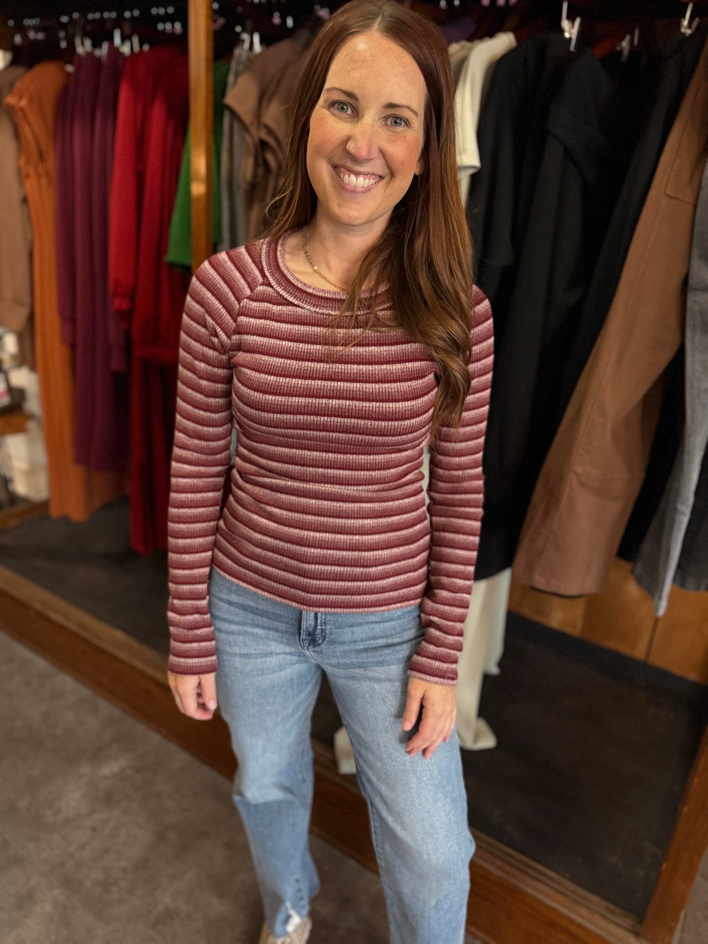 Easy Looking Good Shirt Burgundy