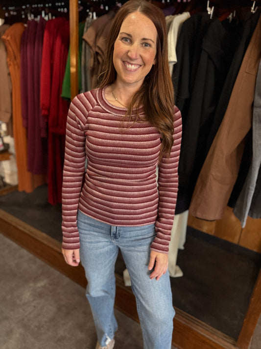 Easy Looking Good Shirt Burgundy