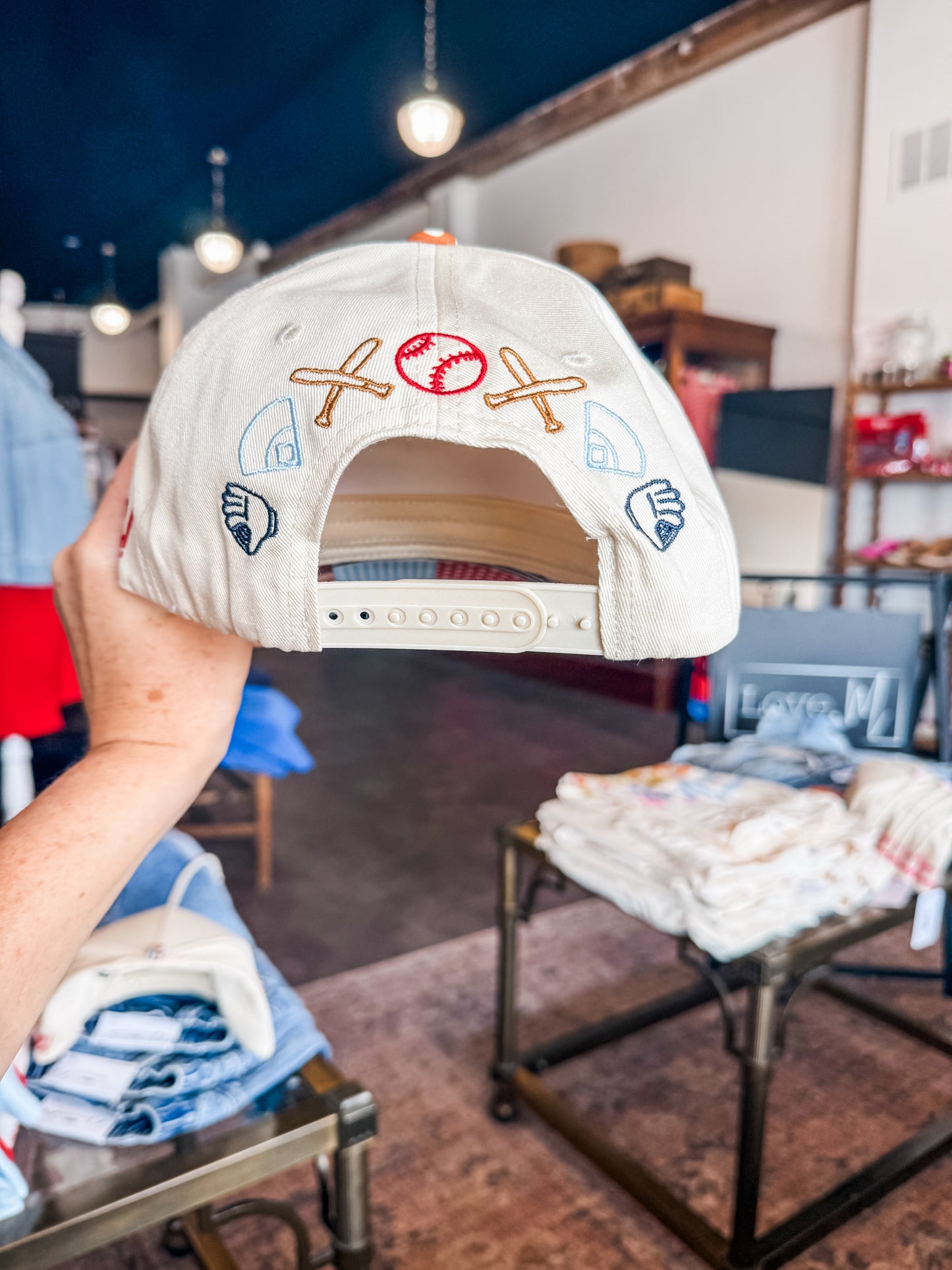Baseball Laces Hat