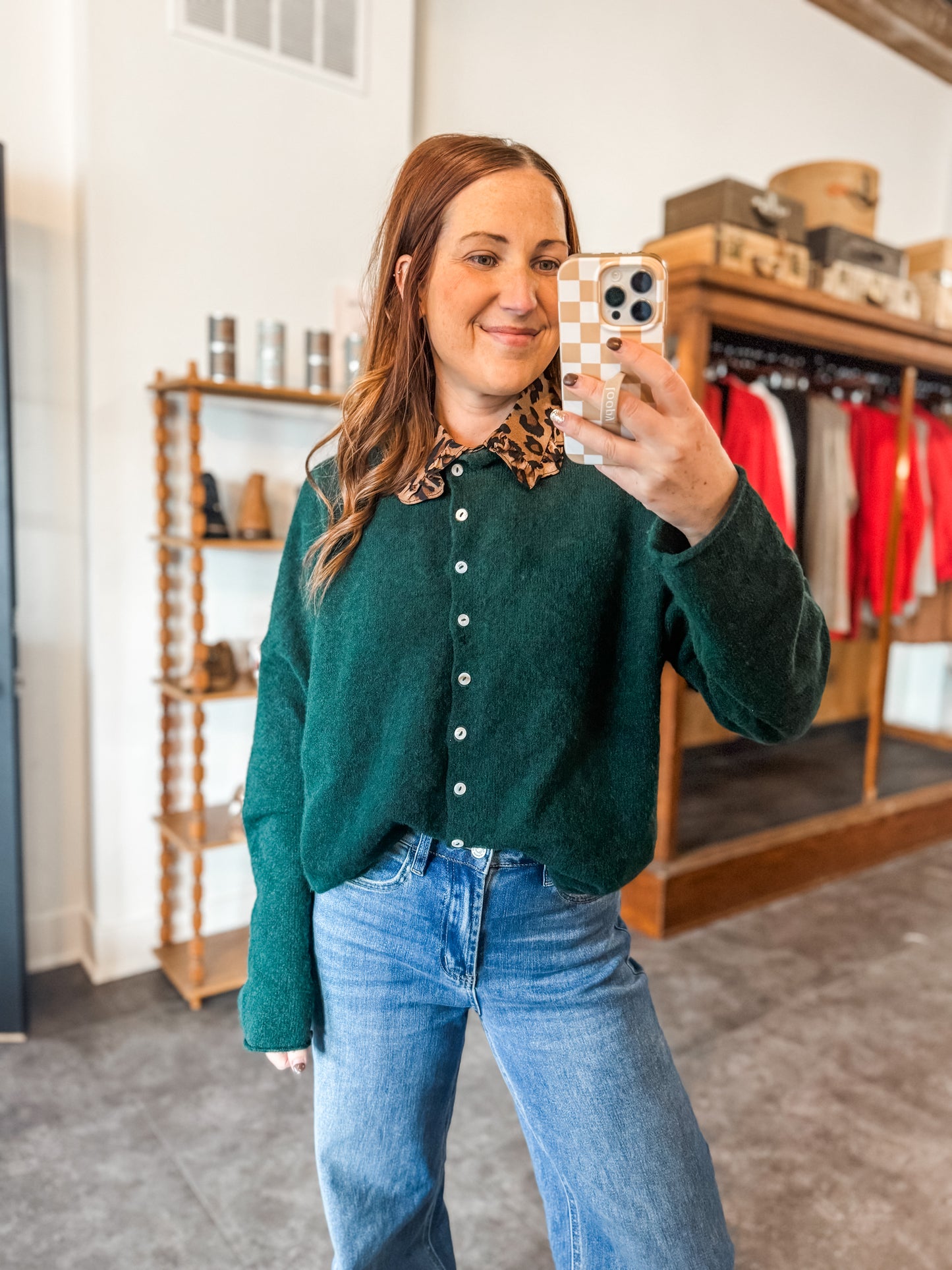 Piper Cardigan Hunter Green