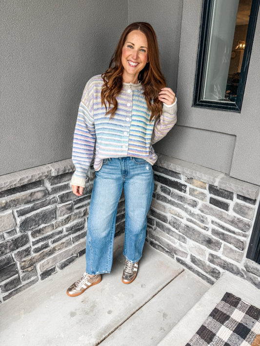Vervet Hi Rise Kate Barrel Jeans