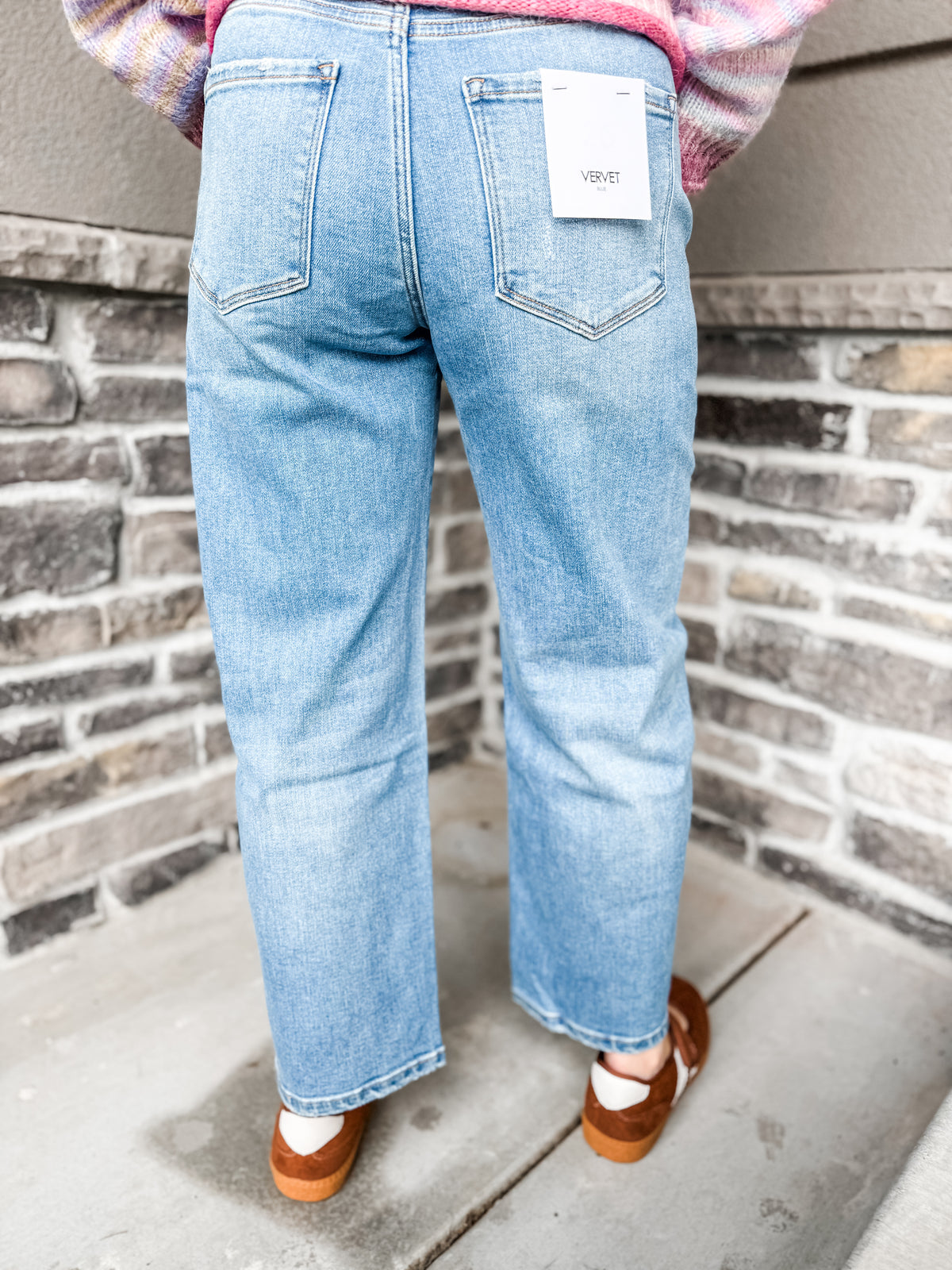 Vervet Hi Rise Kate Barrel Jeans
