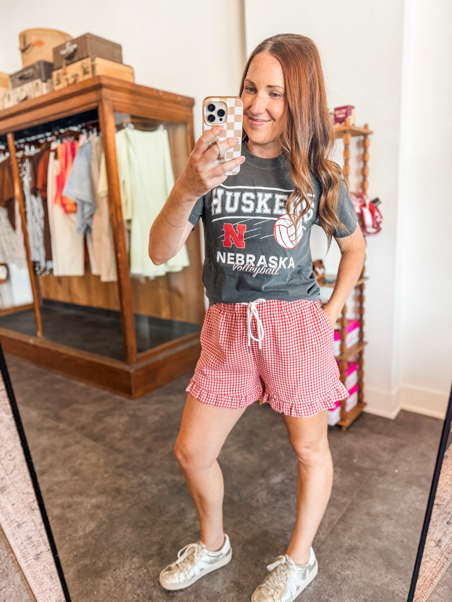 Nebraska Volley T Gray