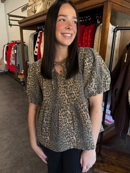 Leopard Love Top