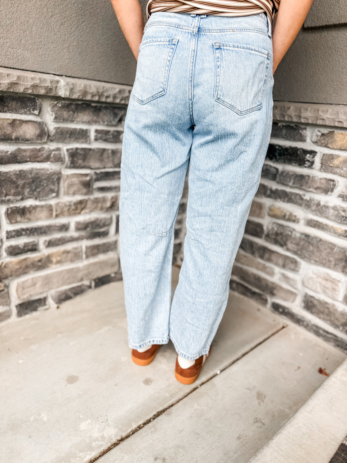 Vervet High Rise Wide Barrel Jeans