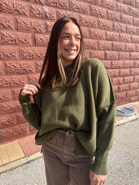 Fall Festival Sweater Olive