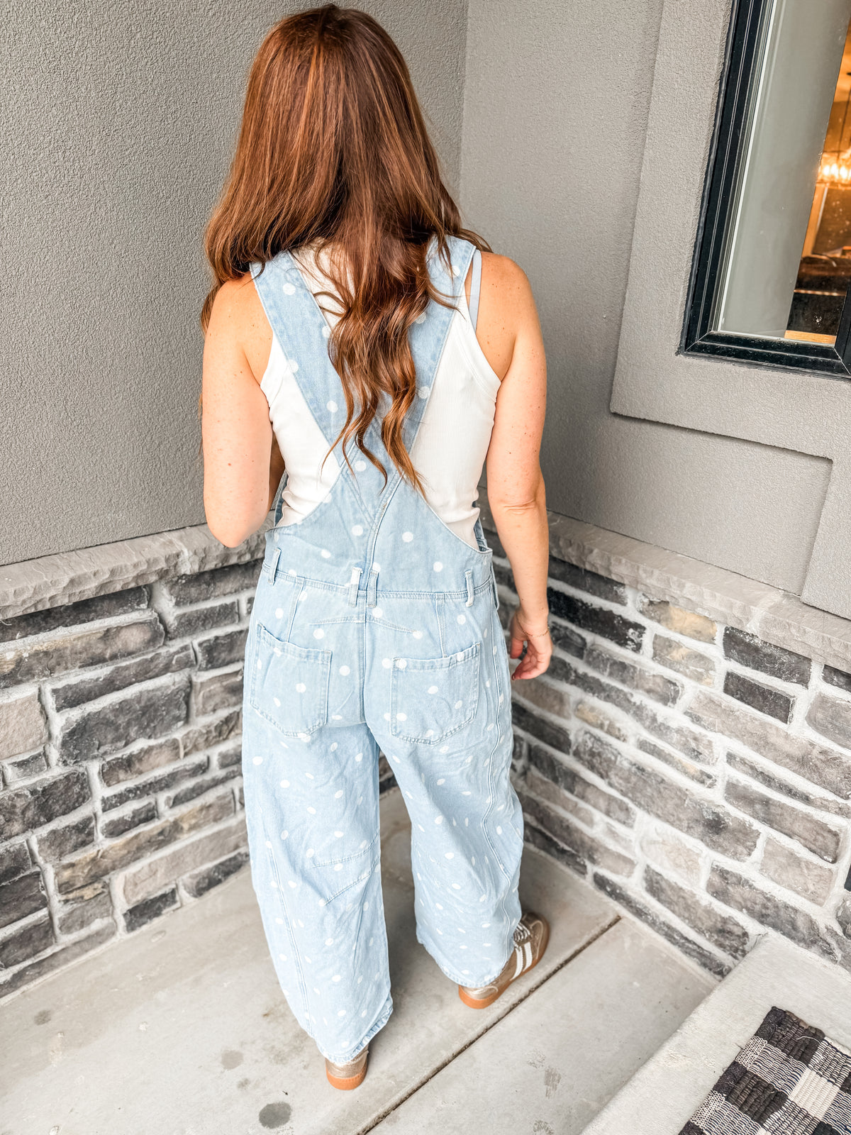 Polka Party Barrel Overalls