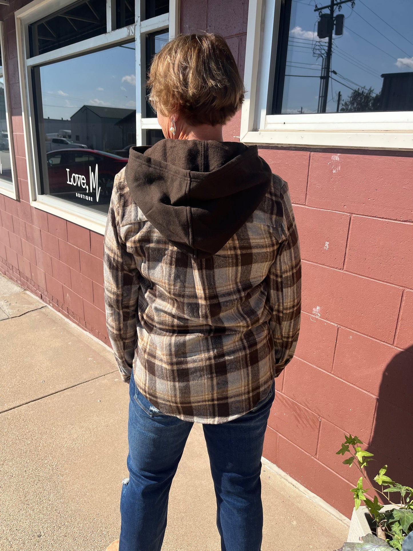 Cozy Fall Day Flannel Brown