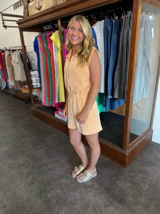 Summer Dream Romper Peach