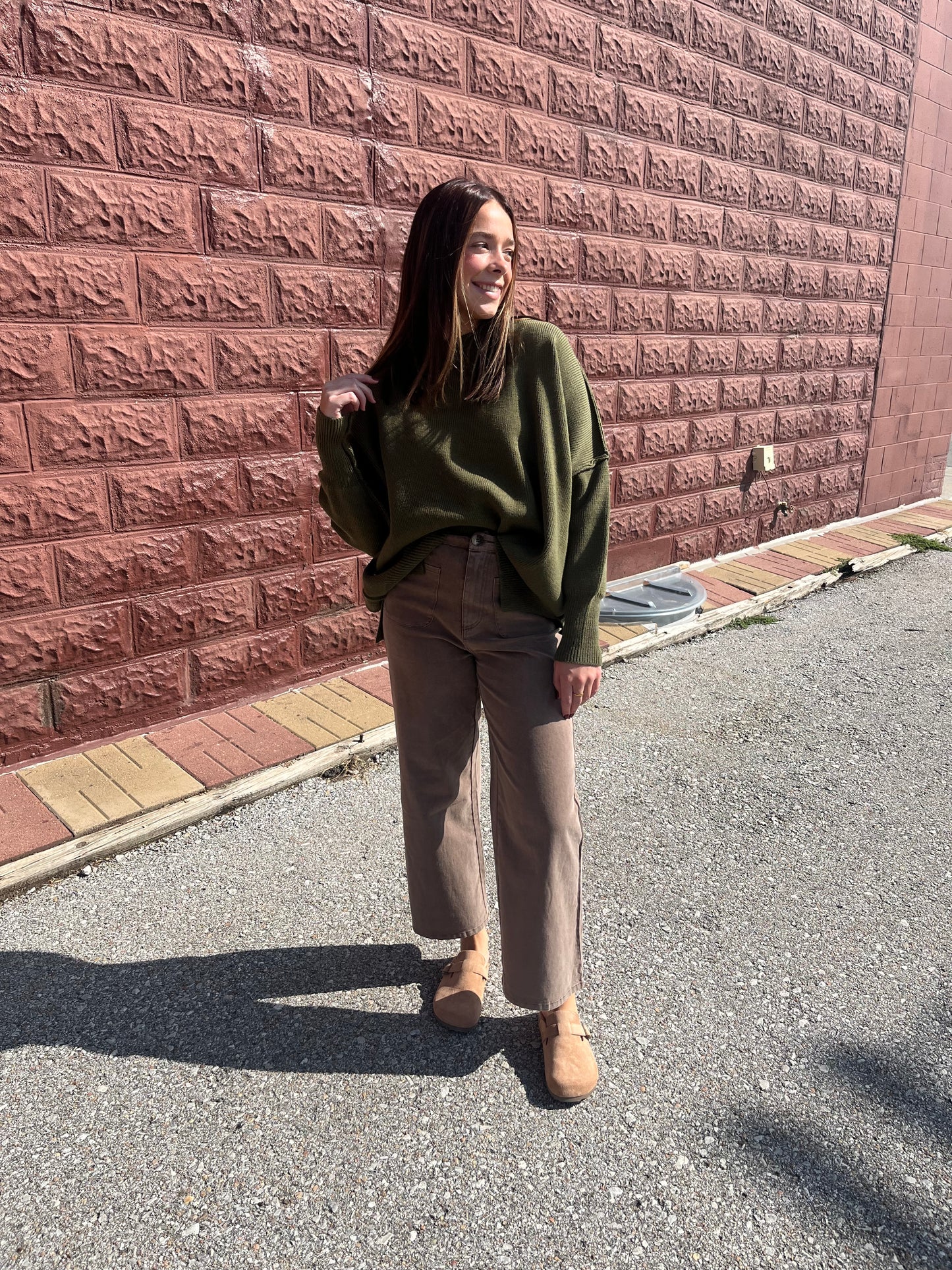 Fall Festival Sweater Olive