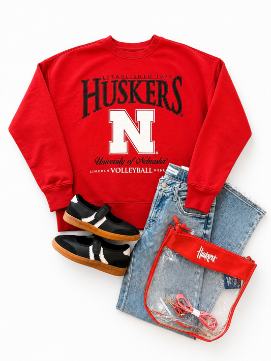 Nebraska Volleyball Classic Crewneck