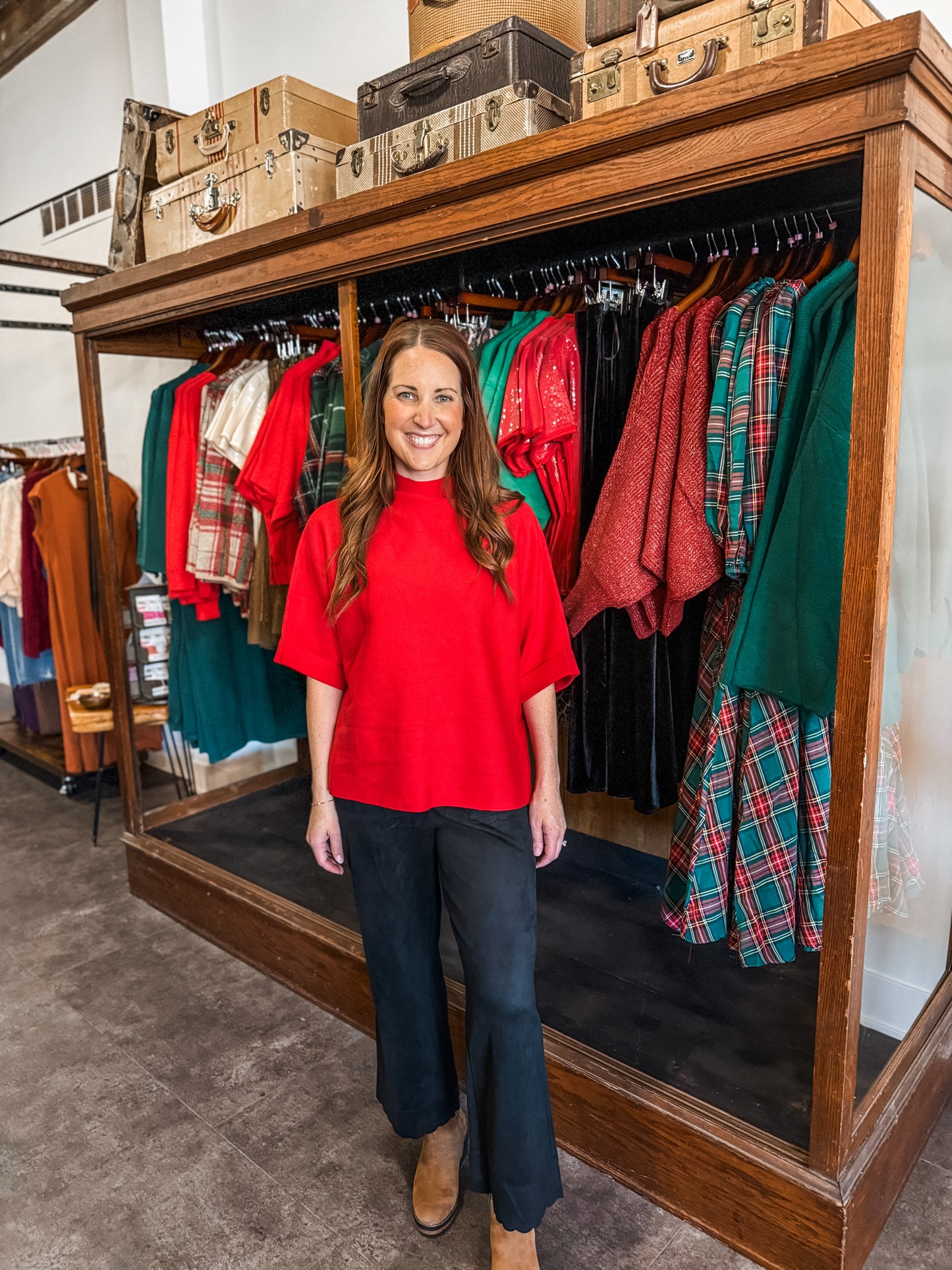 Prepping For Merry Sweater Red