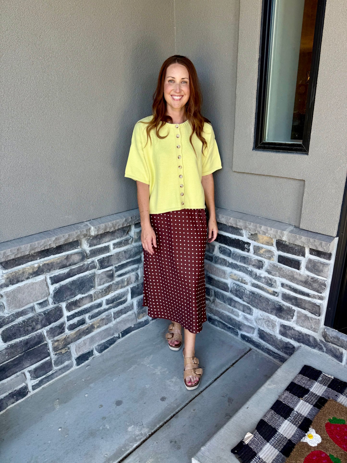 The Dottie Skirt Brown