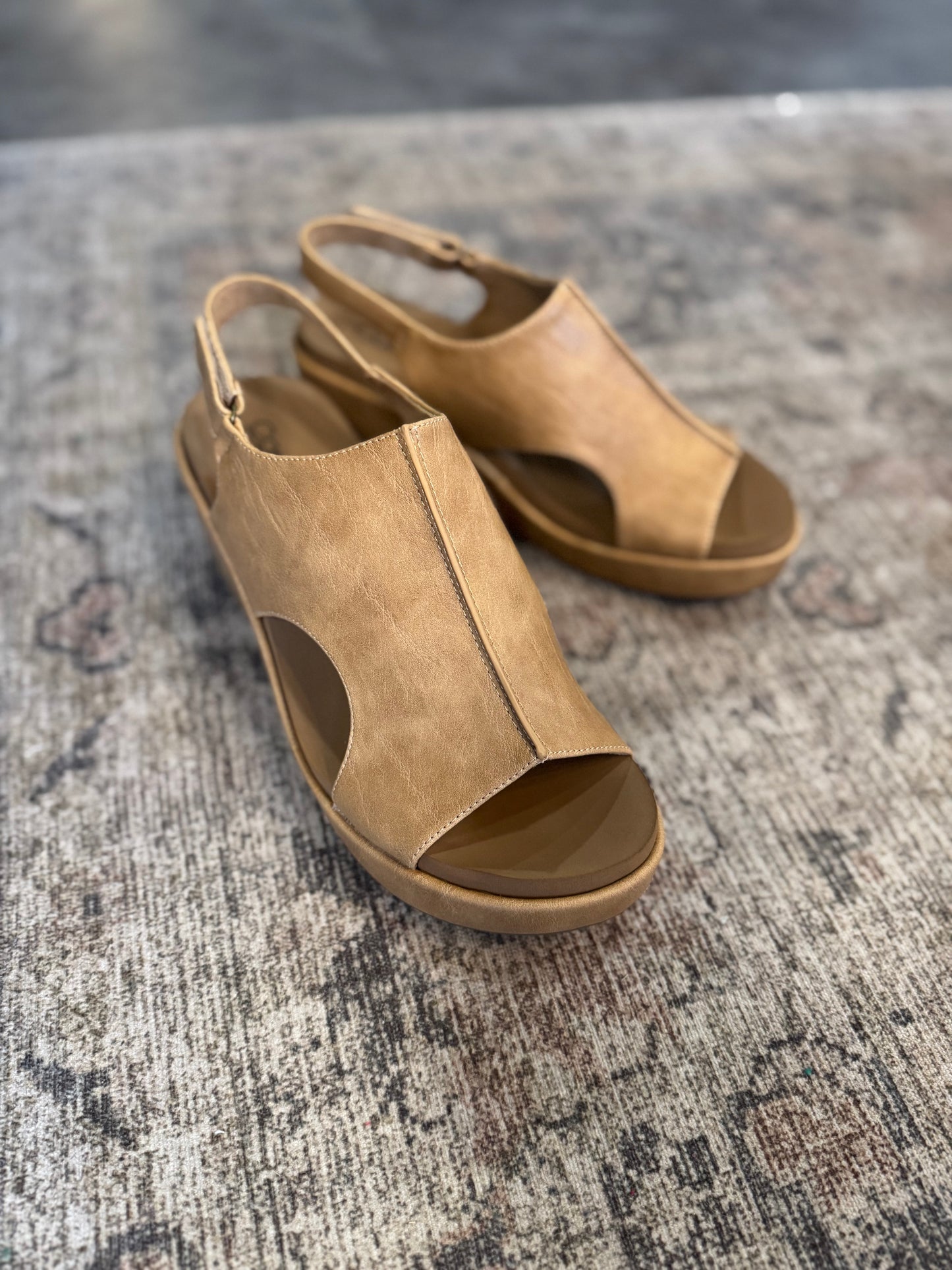 Caramel Carley Wedge