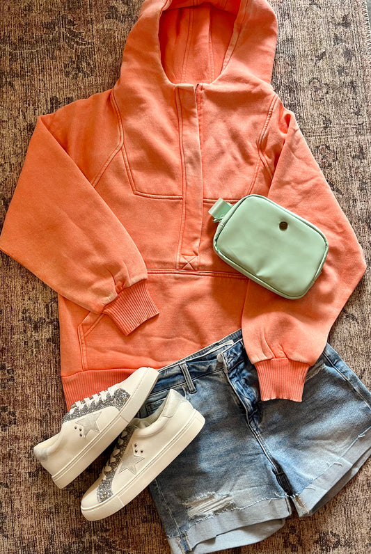 Summer Nights Hoodie Coral