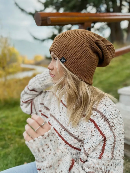 Chocolate Waffle Beanie