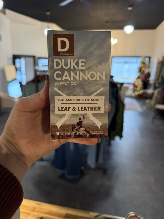 Duke Cannon Leaf and Leather Soap