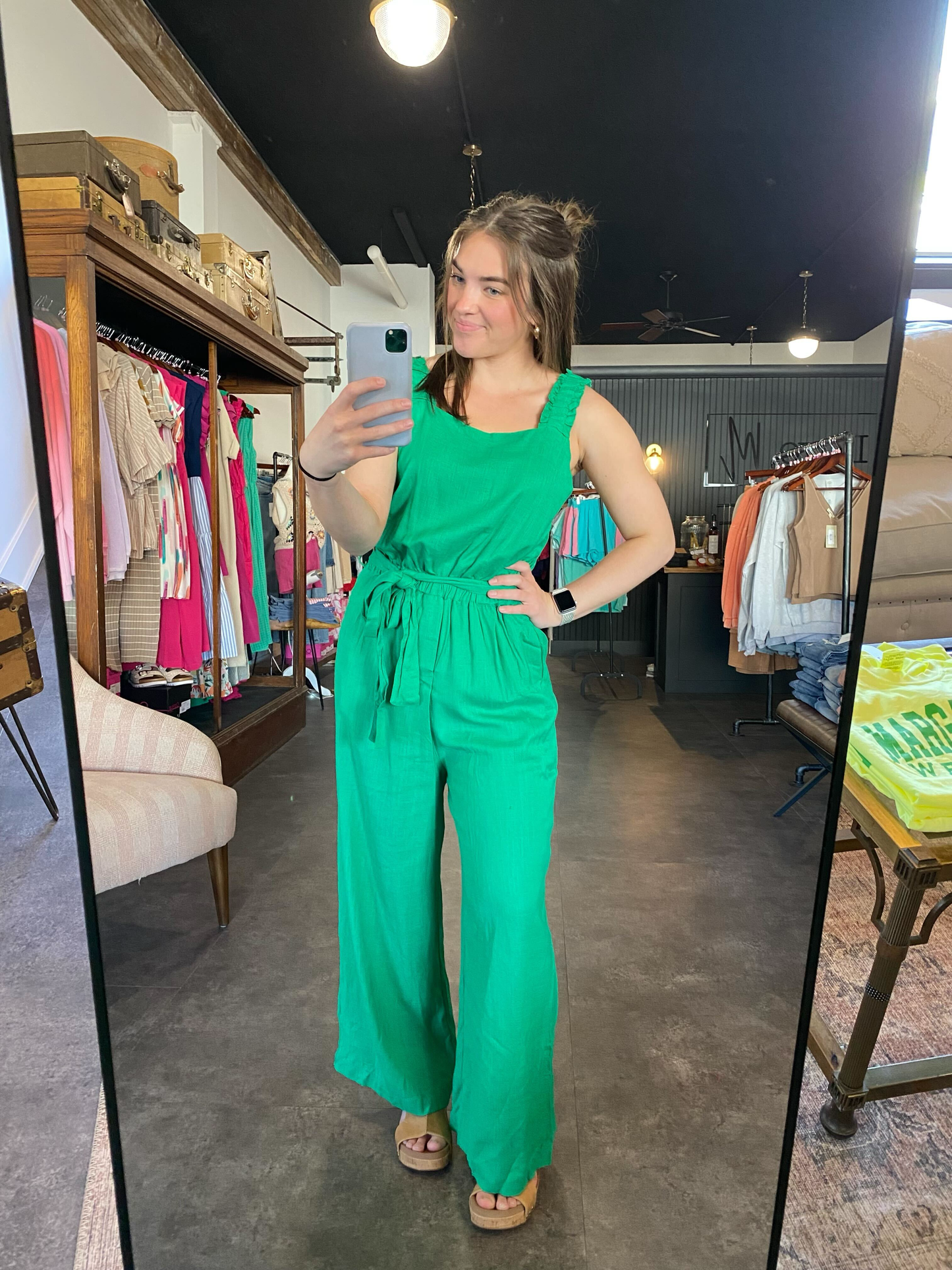 Lovely Day Jumpsuit Green