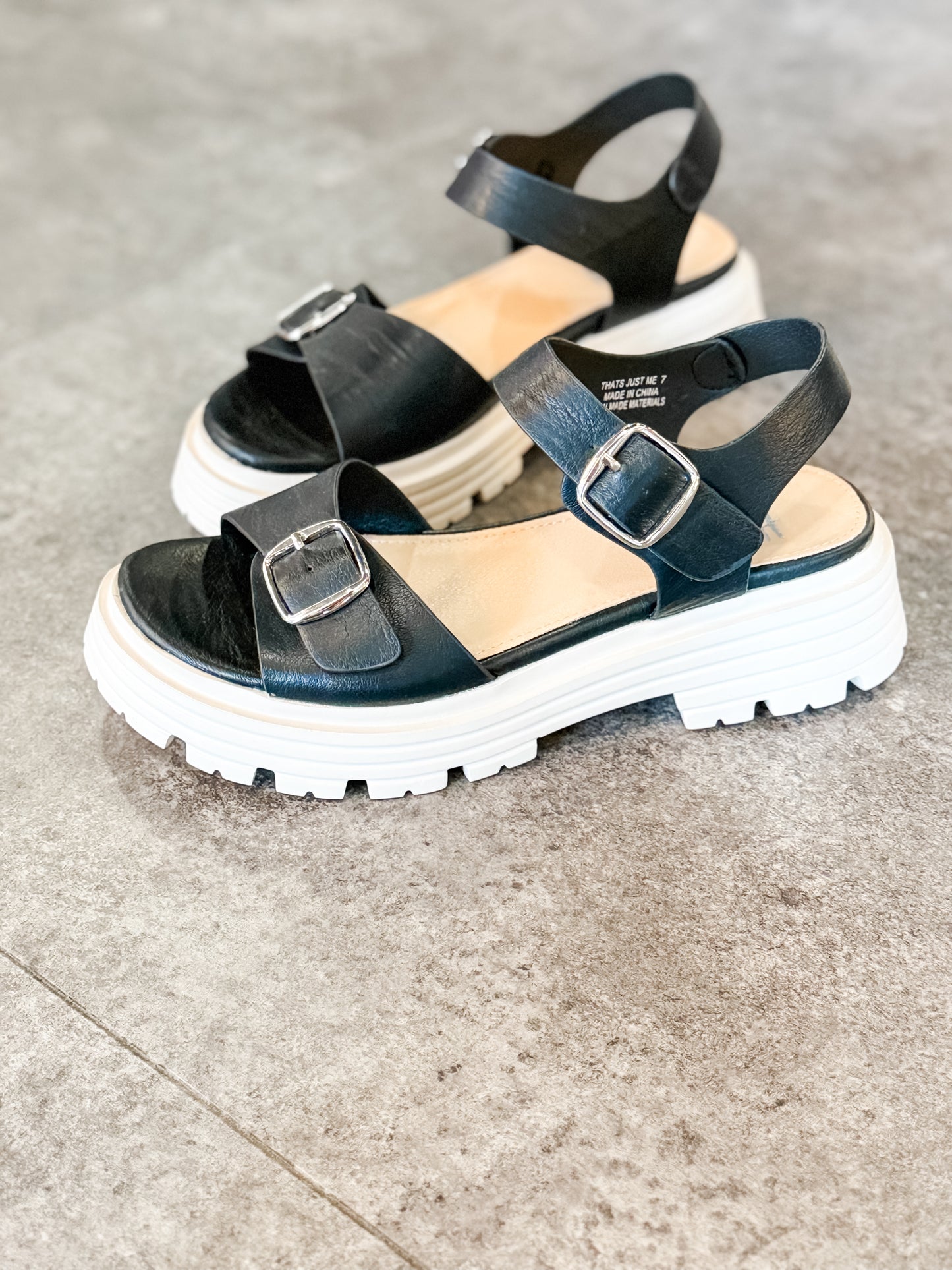 That’s Just Me Sandal Black