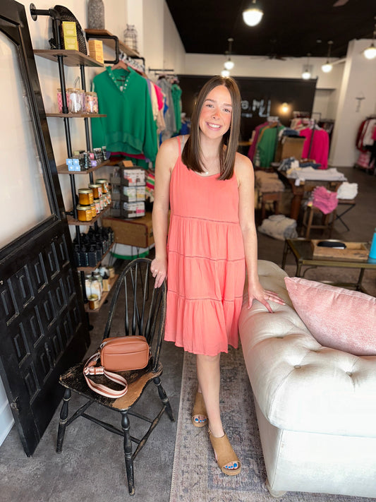 Charleston Coral Dress