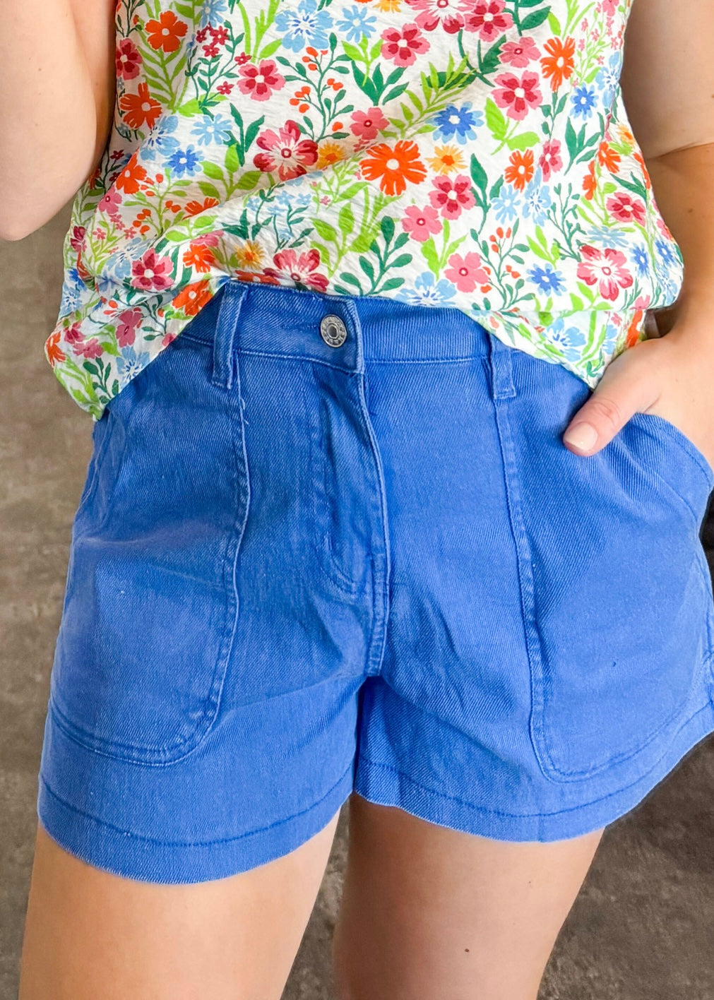 Keeping It Simple Shorts Blue